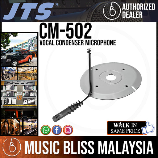 JTS CM-502 Vocal Condenser Microphone - Music Bliss Malaysia