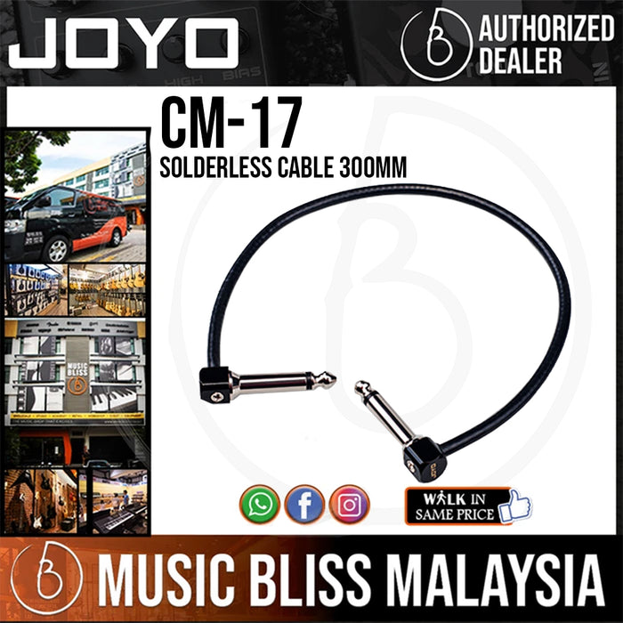 Joyo CM-17 Solderless Cable 300mm (CM17) - Music Bliss Malaysia