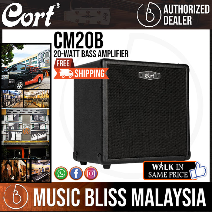 Cort CM20B 20-watt Bass Amplifier - Music Bliss Malaysia