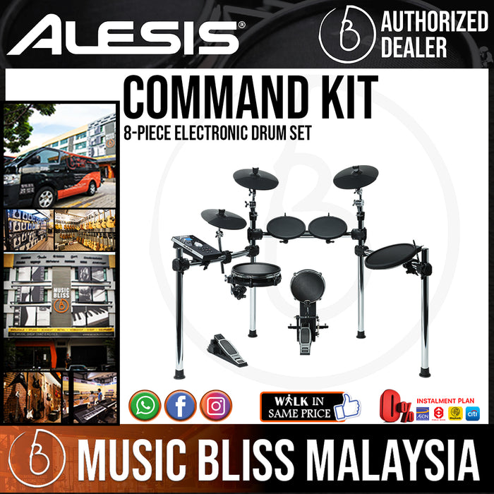 Alesis Command Kit 8-Piece Electronic Drum Set - Music Bliss Malaysia