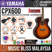 Yamaha CPX600 Medium Jumbo Cutaway Acoustic-Electric Guitar - Old Violin Sunburst - Music Bliss Malaysia