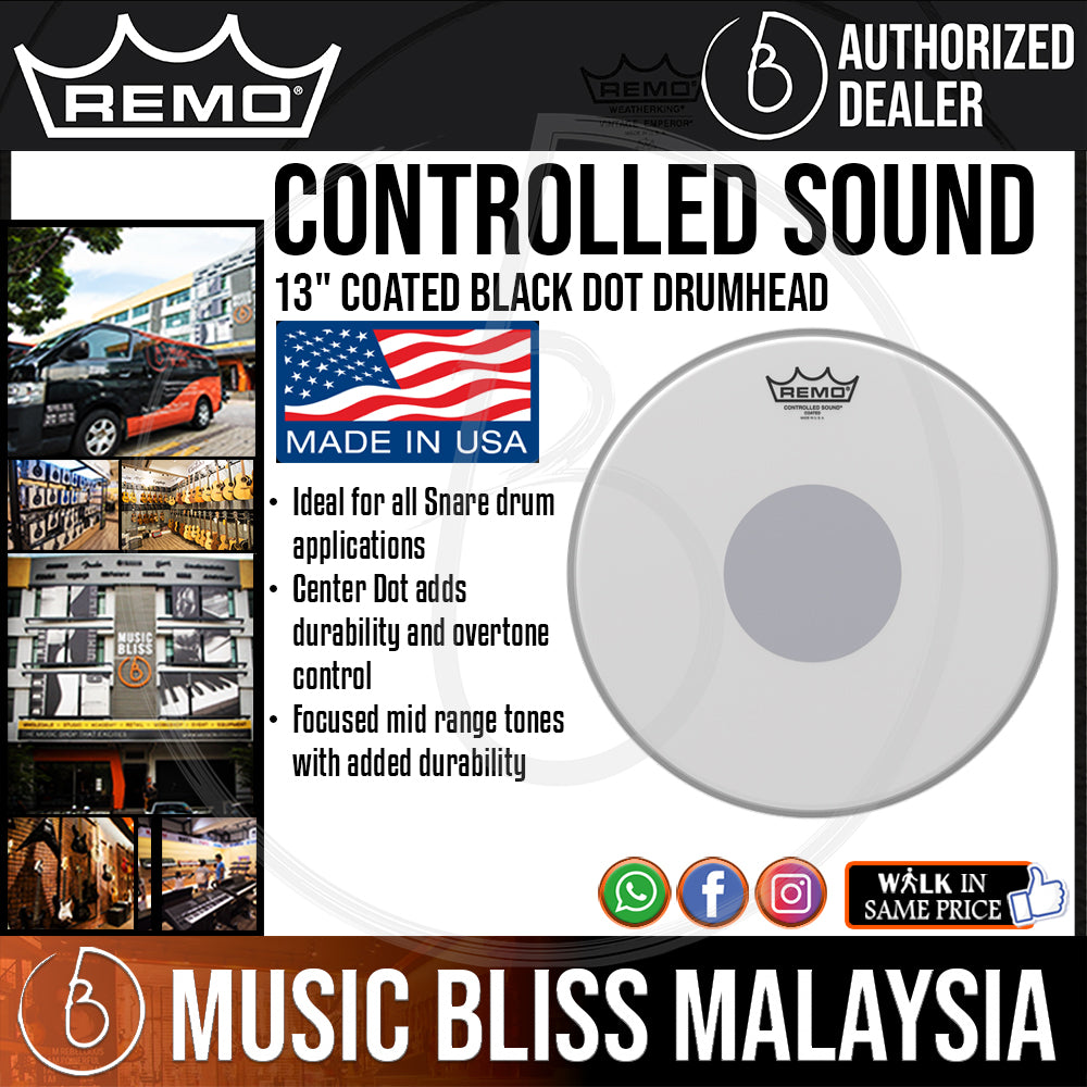 Remo controlled sound coated discount