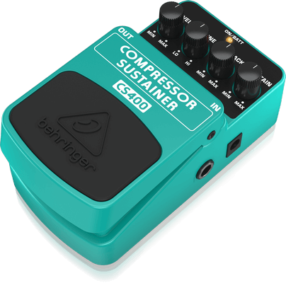 Behringer CS400 Compressor/Sustainer Guitar Effects Pedal (CS-400 / CS 400) - Music Bliss Malaysia