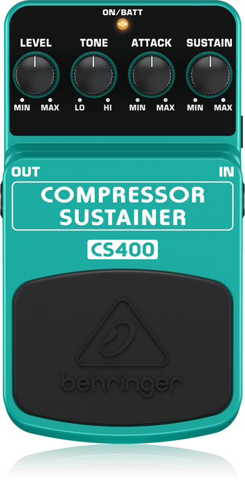 Behringer CS400 Compressor/Sustainer Guitar Effects Pedal (CS-400 / CS 400) - Music Bliss Malaysia