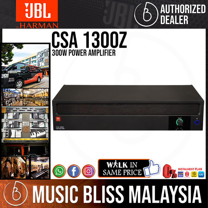 JBL CSA1300Z 300W Power Amplifier (CSA-1300Z / CSA 1300Z) - Music Bliss Malaysia