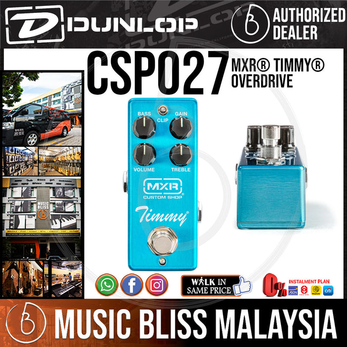Jim Dunlop MXR CSP027 Timmy Overdrive Mini Pedal (CSP-027 / CSP 027) *CMCO Promotion* - Music Bliss Malaysia