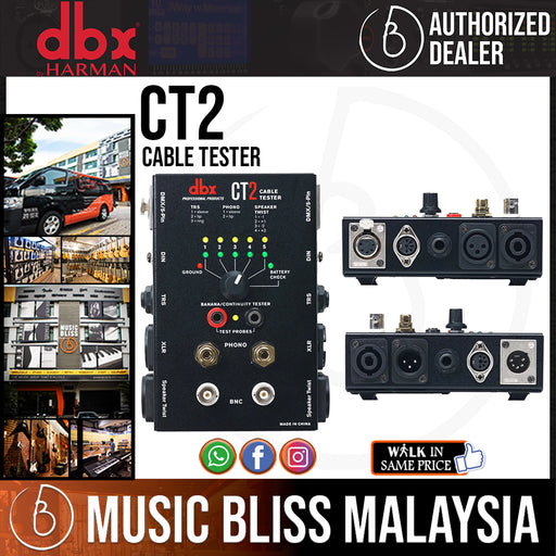 dbx CT2 Cable Tester (CT-2) *CMCO Promotion* - Music Bliss Malaysia