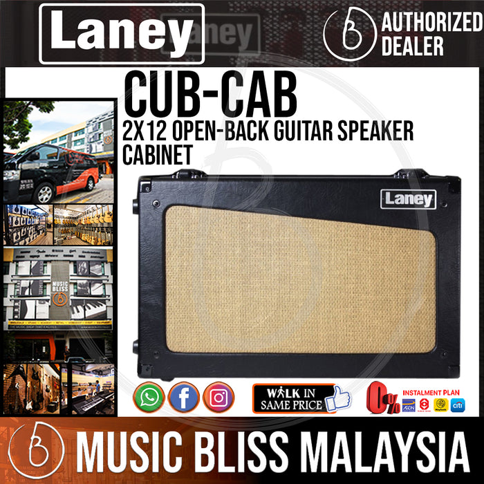 Laney CUB CAB 2x12 Open-Back Guitar Speaker Cabinet (CUB-CAB) - Music Bliss Malaysia