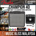 Fender Champion 40 40-watt 1x12 Guitar Combo Amplifier - Music Bliss Malaysia