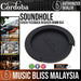 Cordoba Soundhole Cover/Feedback Reducer 86mm BLK - Music Bliss Malaysia