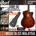 Cort Core-OC All Blackwood Acoustic Guitar with Deluxe Soft Case - Open Pore Light Burst - Music Bliss Malaysia