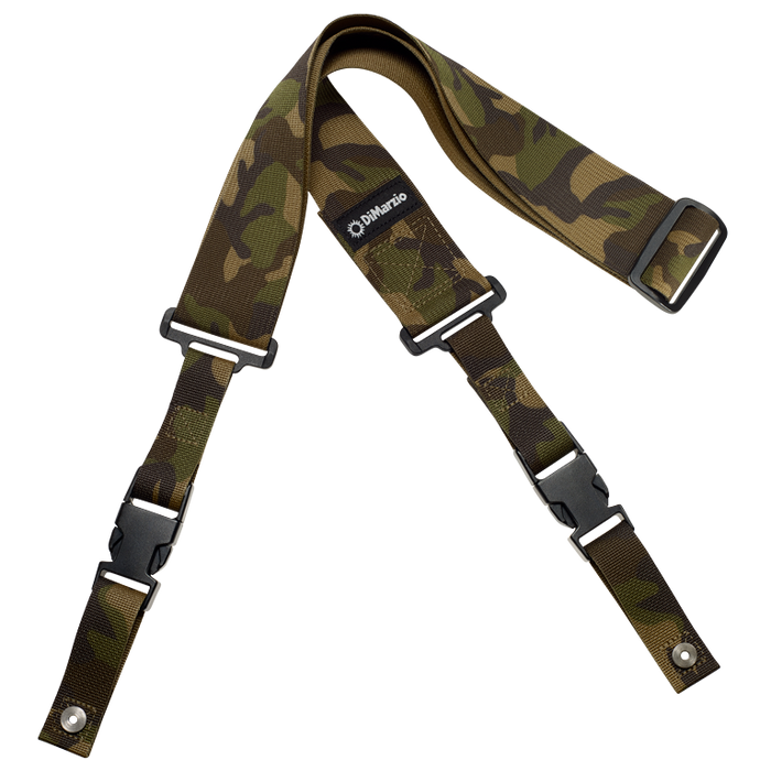 DiMarzio 2" ClipLock Guitar Strap - Cordura Camouflage DD2200CM (DD2200 CM) - Music Bliss Malaysia