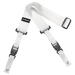 DiMarzio 2" ClipLock Guitar Strap - White Nylon DD2200W (DD2200 W) - Music Bliss Malaysia