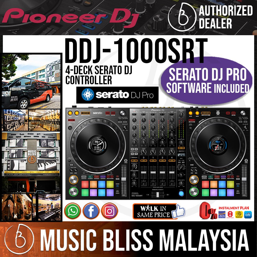 Bliss　Malaysia　Pioneer　DJ　4-deck　Controller　DJ　Music　DDJ-1000SRT　Serato