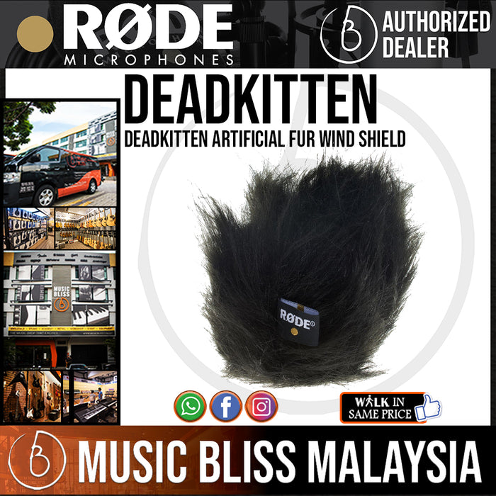Rode Deadkitten Artificial Fur Wind Shield (Dead Kitten) - Music Bliss Malaysia