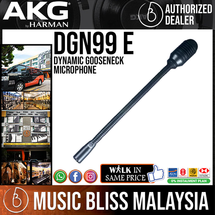 AKG DGN99 E Dynamic Gooseneck Microphone - Music Bliss Malaysia