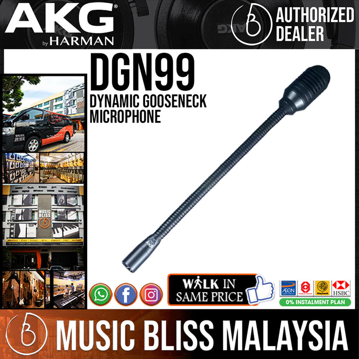 AKG DGN99 Dynamic Gooseneck Microphone - Music Bliss Malaysia