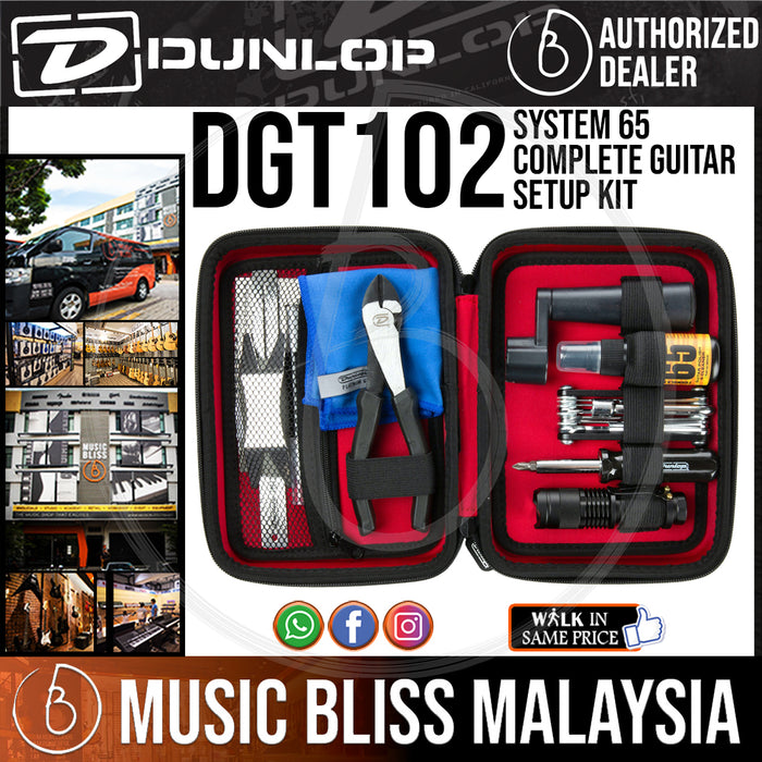 Jim Dunlop DGT102 System 65 Complete Guitar Setup Kit (DGT-102) - Music Bliss Malaysia