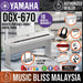Yamaha DGX-670 88-Keys Portable Grand Digital Piano with Piano Bench - White (DGX670 / DGX 670) *Crazy Sales Promotion* - Music Bliss Malaysia