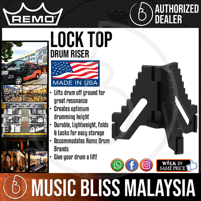 Remo Lock Top Drum Riser | Music Bliss Malaysia