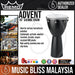 Remo Advent Djembe Drum - 10" - Black (DJ-1010-70 DJ101070 DJ 1010 70) - Music Bliss Malaysia