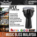Remo Apex Djembe Drum - 12'' - Black (DJ-6012-70 DJ601270 DJ 6012 70) - Music Bliss Malaysia