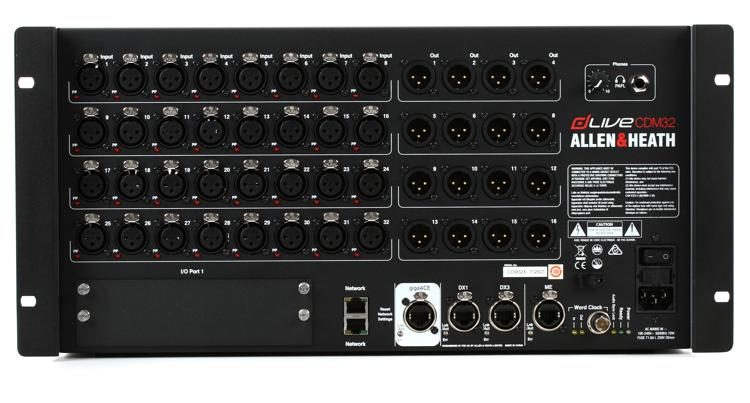 Allen & Heath dLive MixRack CDM32 (CDM-32) - Music Bliss Malaysia