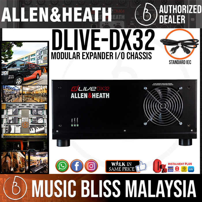 Allen & Heath dLive DX32 Expander (DX-32) - Music Bliss Malaysia