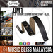 Levy's DM1 2.5" Genuine Leather Guitar Strap - Black - Music Bliss Malaysia