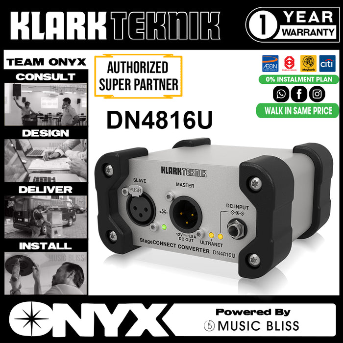 Klark Teknik DN4816U StageCONNECT Interface Bridge - Music Bliss Malaysia