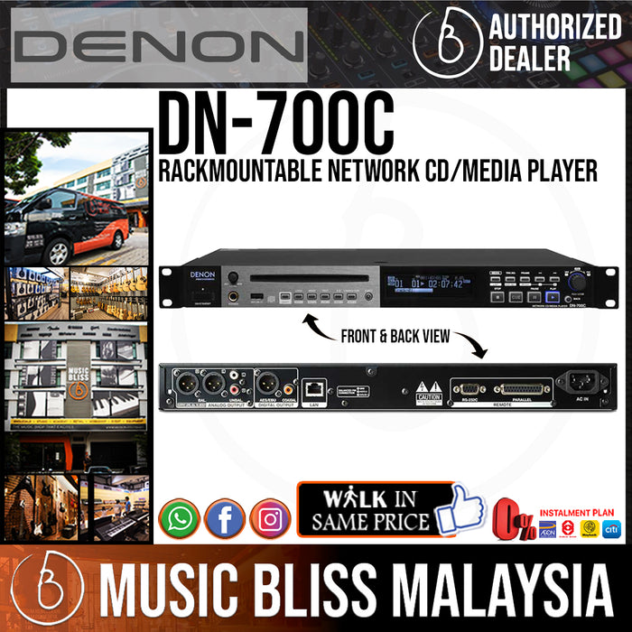 Denon DN-700C Network Media/CD Player (DN700C) - Music Bliss Malaysia