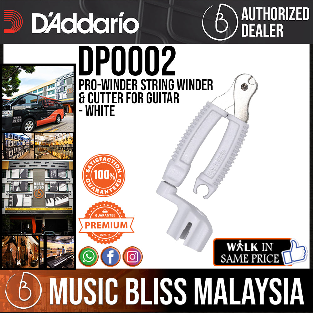 D'Addario DP0002 Pro-Winder Peg Winder with String Cutter and Bridge Pin  Puller