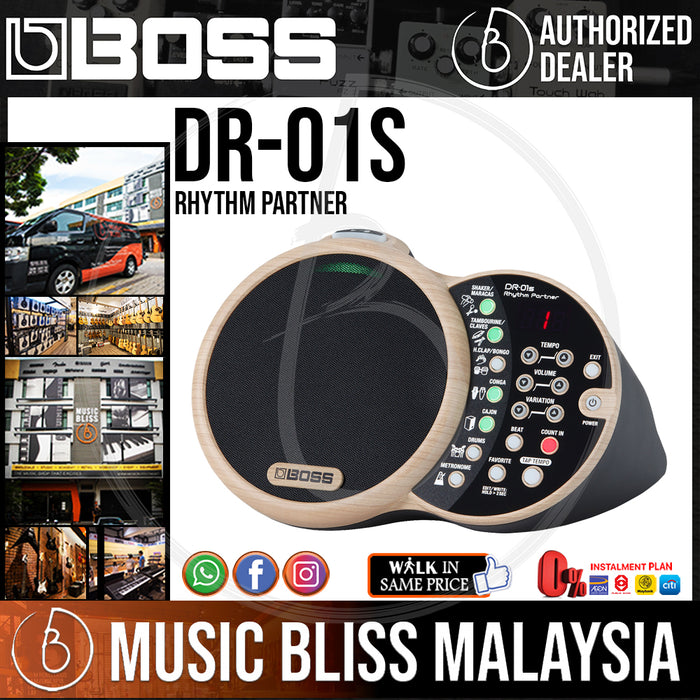 Boss DR-01S Rhythm Partner (DR01S) - Music Bliss Malaysia