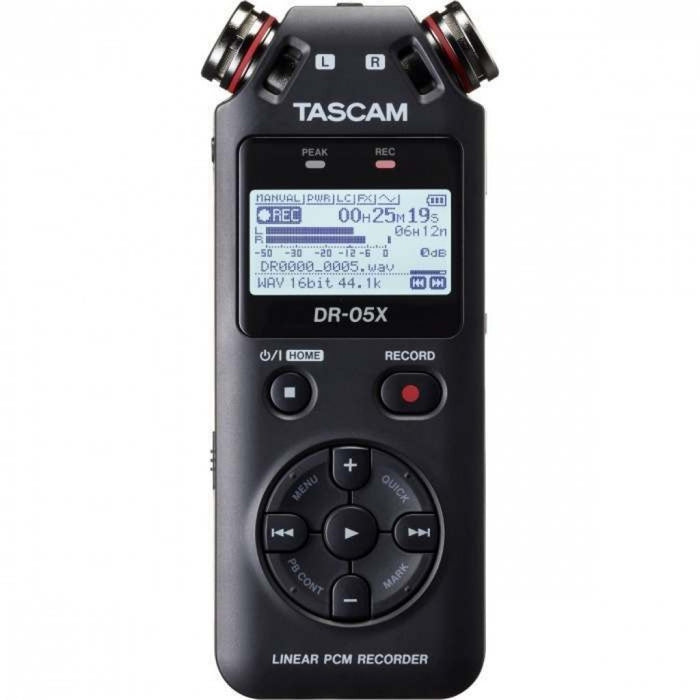 TASCAM DR-05X Stereo Handheld Recorder (DR05X) - Music Bliss Malaysia