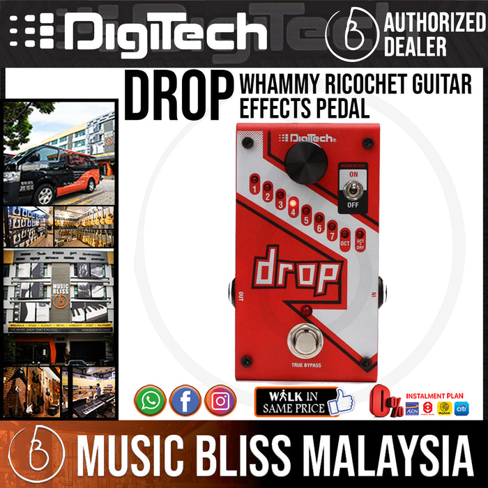 DigiTech Drop Polyphonic Drop Tune Pitch-Shifter Guitar Effects