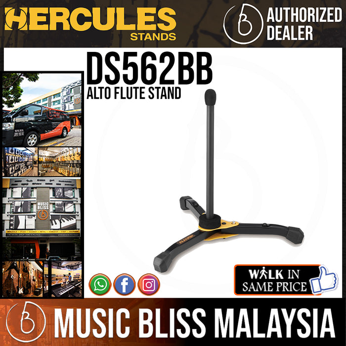 Hercules DS562BB Alto Flute Stand - Music Bliss Malaysia