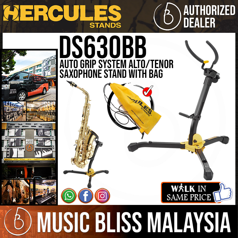 Supporto Per Sassofono Hercules DS630BB | Con Sistema Auto Grip | Regolabile E Pieghevole - Foto 12