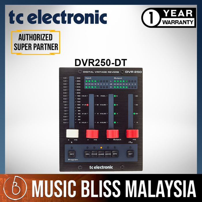TC Electronic DVR-250DT Desktop-controlled Plug-in (DVR250 / DVR250-DT) - Music Bliss Malaysia