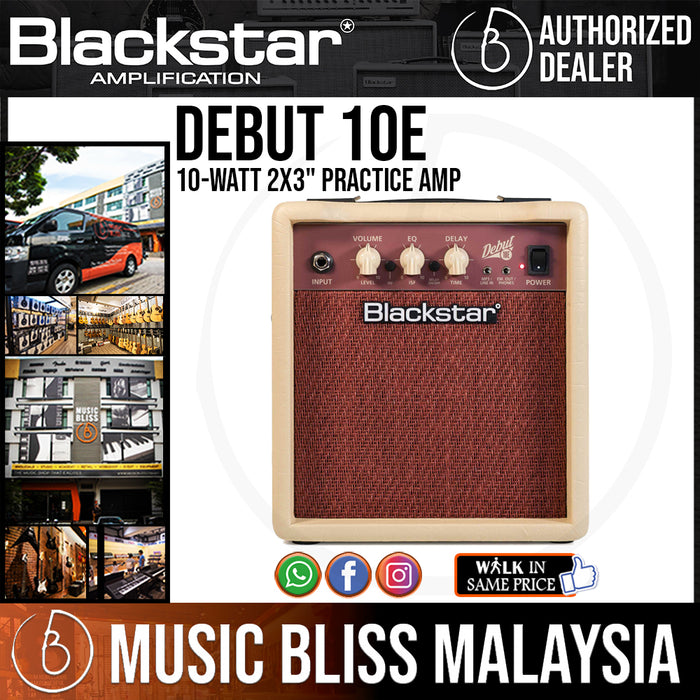 Blackstar Debut 10E 10-watt 2x3" Practice Amp - Music Bliss Malaysia