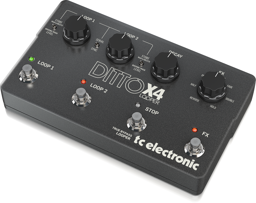TC Electronic Ditto X4 Looper Guitar Effects Pedal *Crazy Sales Promotion* - Music Bliss Malaysia