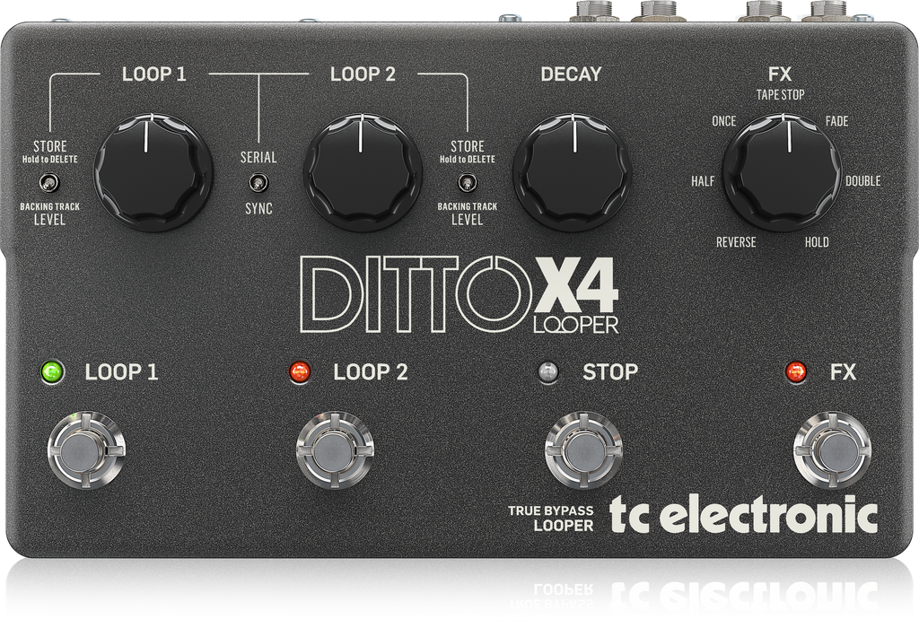 TC Electronic Ditto X4 Looper Guitar Effects Pedal *Crazy Sales Promotion* - Music Bliss Malaysia