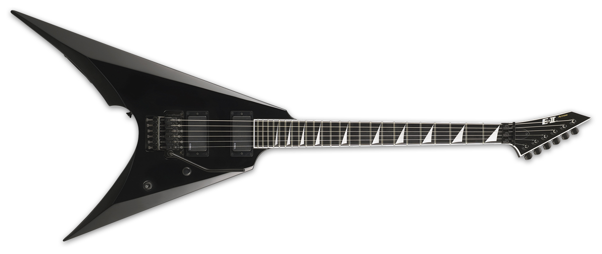 ESP E-II Arrow - Black [Made in Japan] - Music Bliss Malaysia