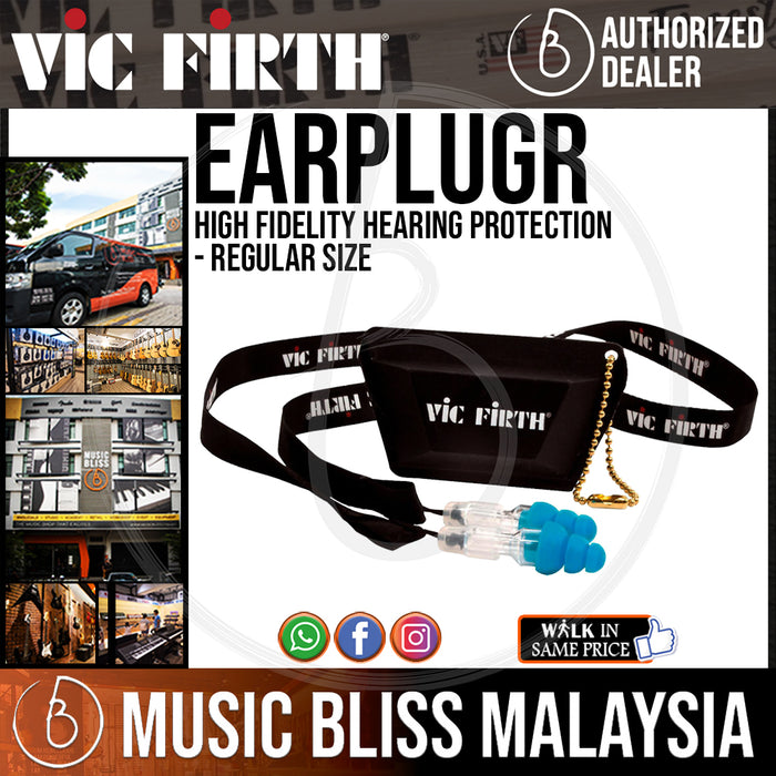 Vic Firth High Fidelity Hearing Protection - Regular Size - Music Bliss Malaysia