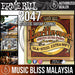 Ernie Ball 2047 Earthwood Silk & Steel Ultra Light+ 80/20 Bronze Acoustic (10-50) - Music Bliss Malaysia