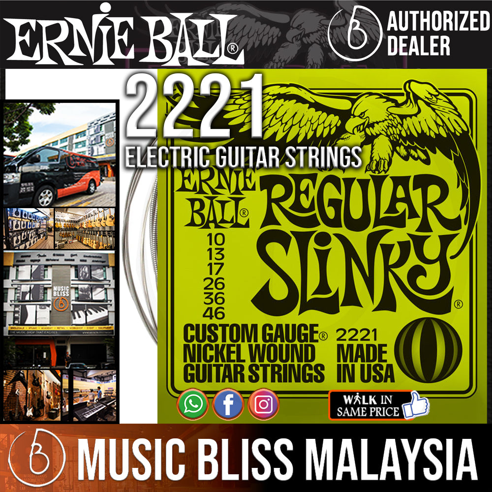 Ernie Ball 2221 Regular Slinky Nickel Wound Electric Guitar
