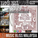 Ernie Ball 2409 Ernesto Palla Black & Gold Ball-End Nylon Classical Guitar Strings - Medium Tension (28-42) - Music Bliss Malaysia