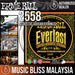 Ernie Ball 2558 Light Everlast Coated 80/20 Bronze Acoustic Strings (11-52) - Music Bliss Malaysia