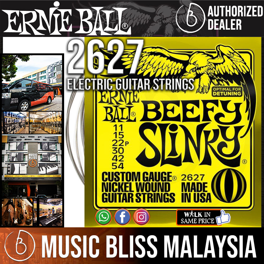 Ernie Ball 2627 Beefy Slinky Nickel Wound Electric Guitar Strings