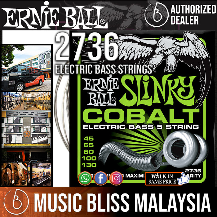 Ernie Ball 2736 5 string Regular Slinky Cobalt Electric Bass