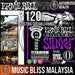 Ernie Ball 3120 Coated Titanium Power Slinky Electric Guitar Strings (11-48) - Music Bliss Malaysia
